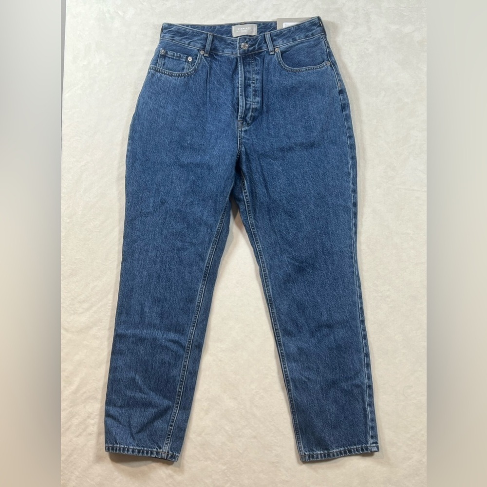 NWT Everlane Sz 31 Regular The Curvy 90’s Cheeky Straight Leg Jeans Medium Wash